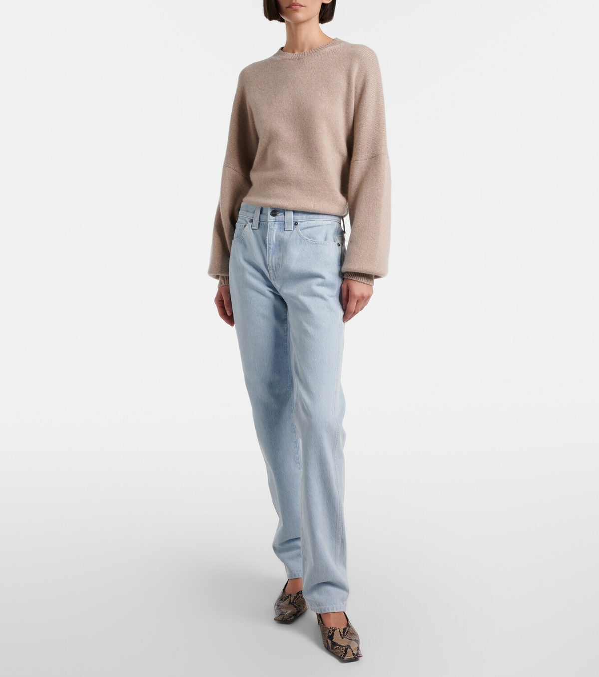 Khaite Farley straight jeans