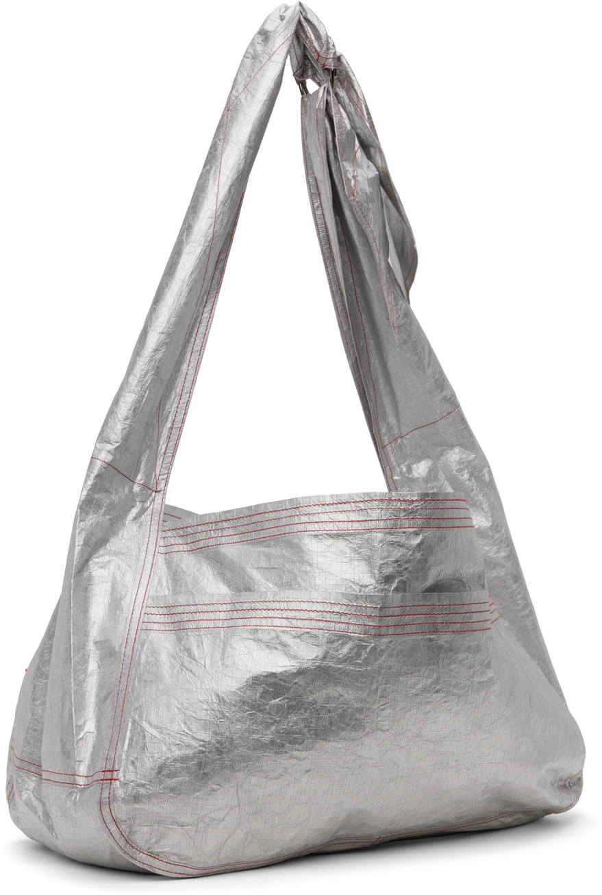 SC103 SSENSE Exclusive Silver Cocoon Sac Tote SC103
