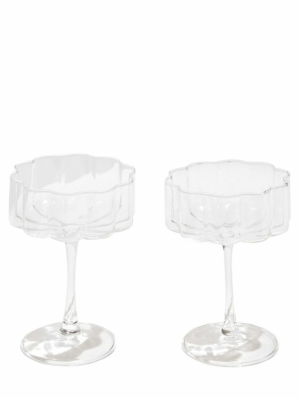 Photo: FAZEEK Set Of 2 Clear Wave Coupes