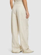 PHILOSOPHY DI LORENZO SERAFINI Linen Blend Straight Pants