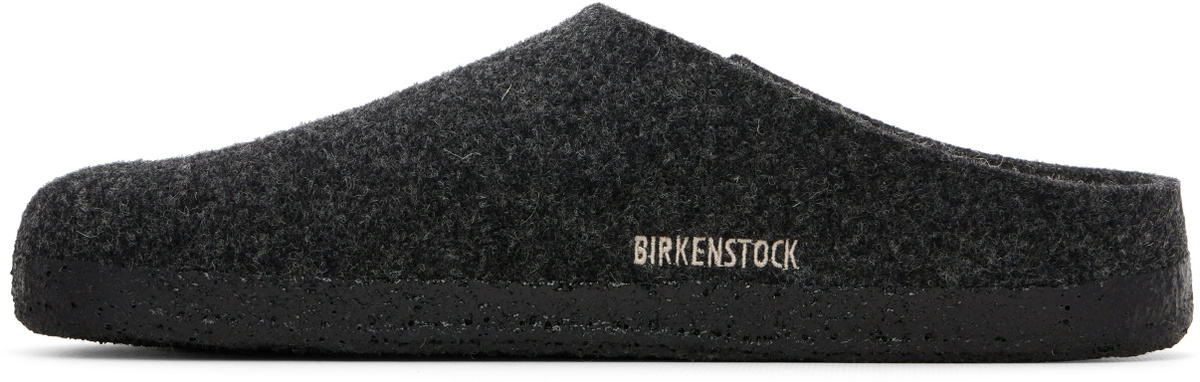 Birkenstock Gray Regular Zermatt Shearling Loafers
