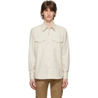 Dries Van Noten Off-White Cotton Western Shirt