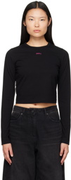 Juun.J SSENSE Exclusive Black Long Sleeve T-Shirt