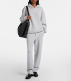 God's True Cashmere Cashmere straight pants with rose quartz