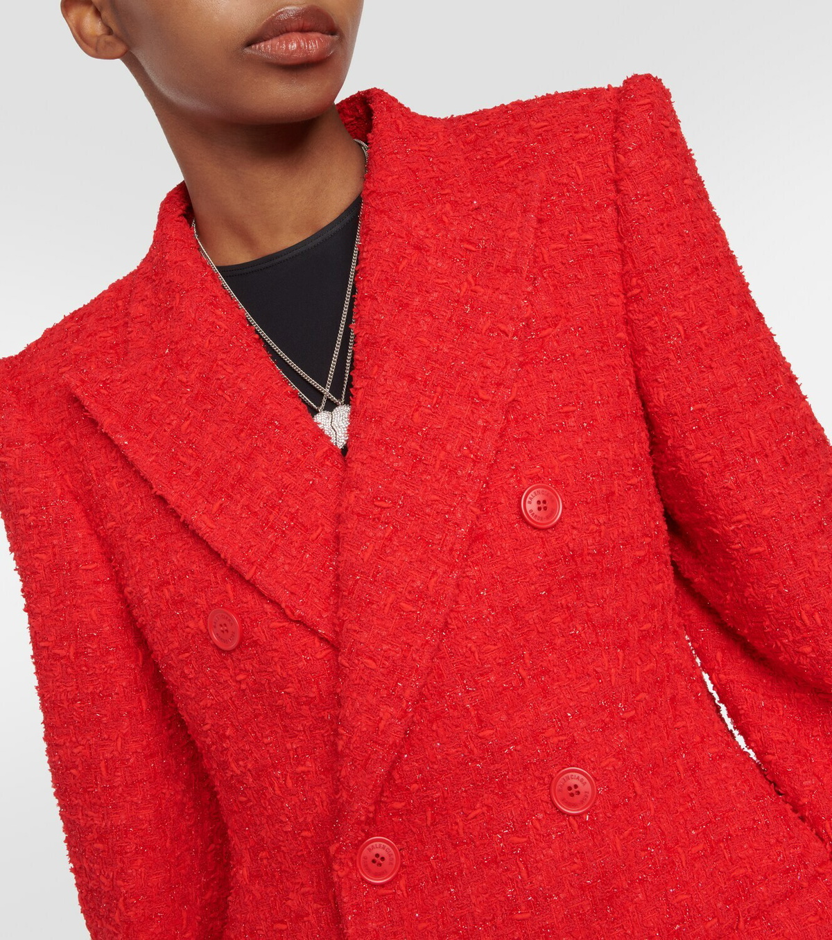 Balenciaga Hourglass tweed blazer Balenciaga