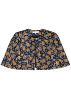 Borgo DE Nor Merryn Floral Brocade Cape Multicoloured