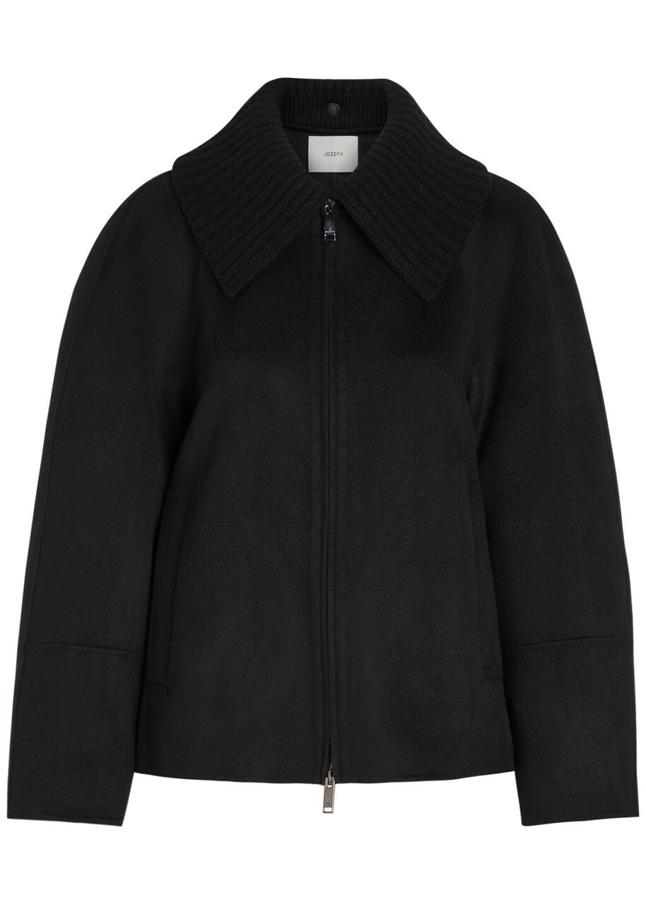 Joseph Cooksey Wool and Cashmere-blend Jacket Black