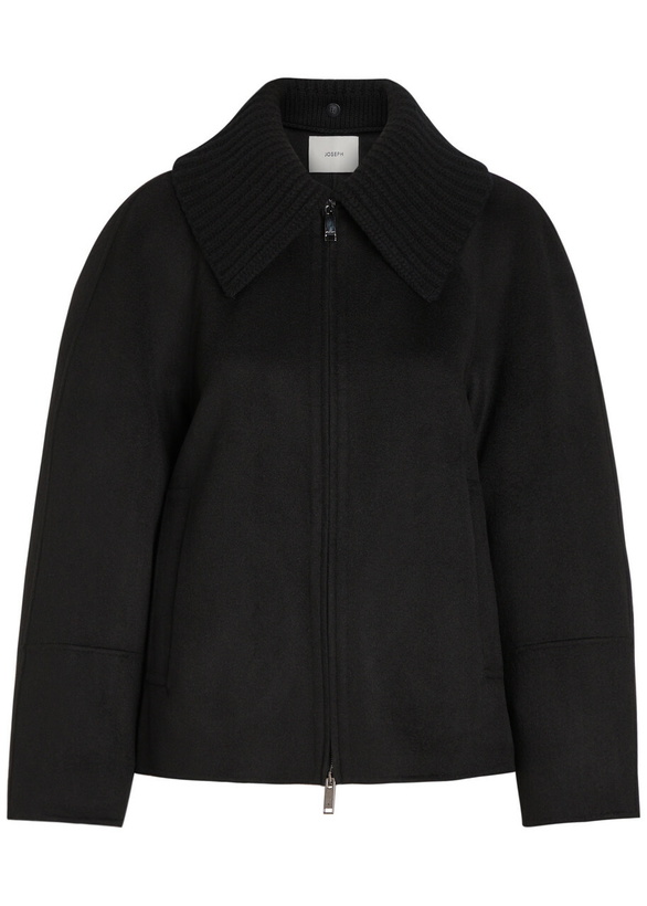 Photo: Joseph Cooksey Wool and Cashmere-blend Jacket Black