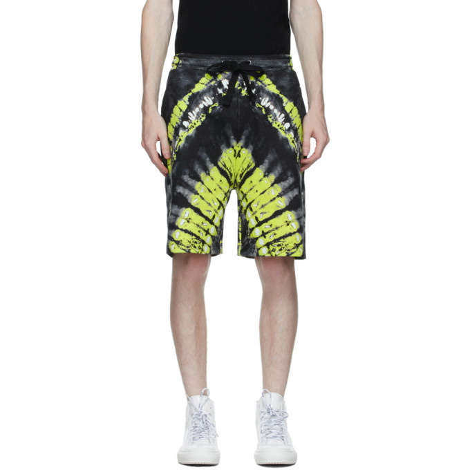 Photo: Valentino Black and Green Pop Skin Printed Shorts