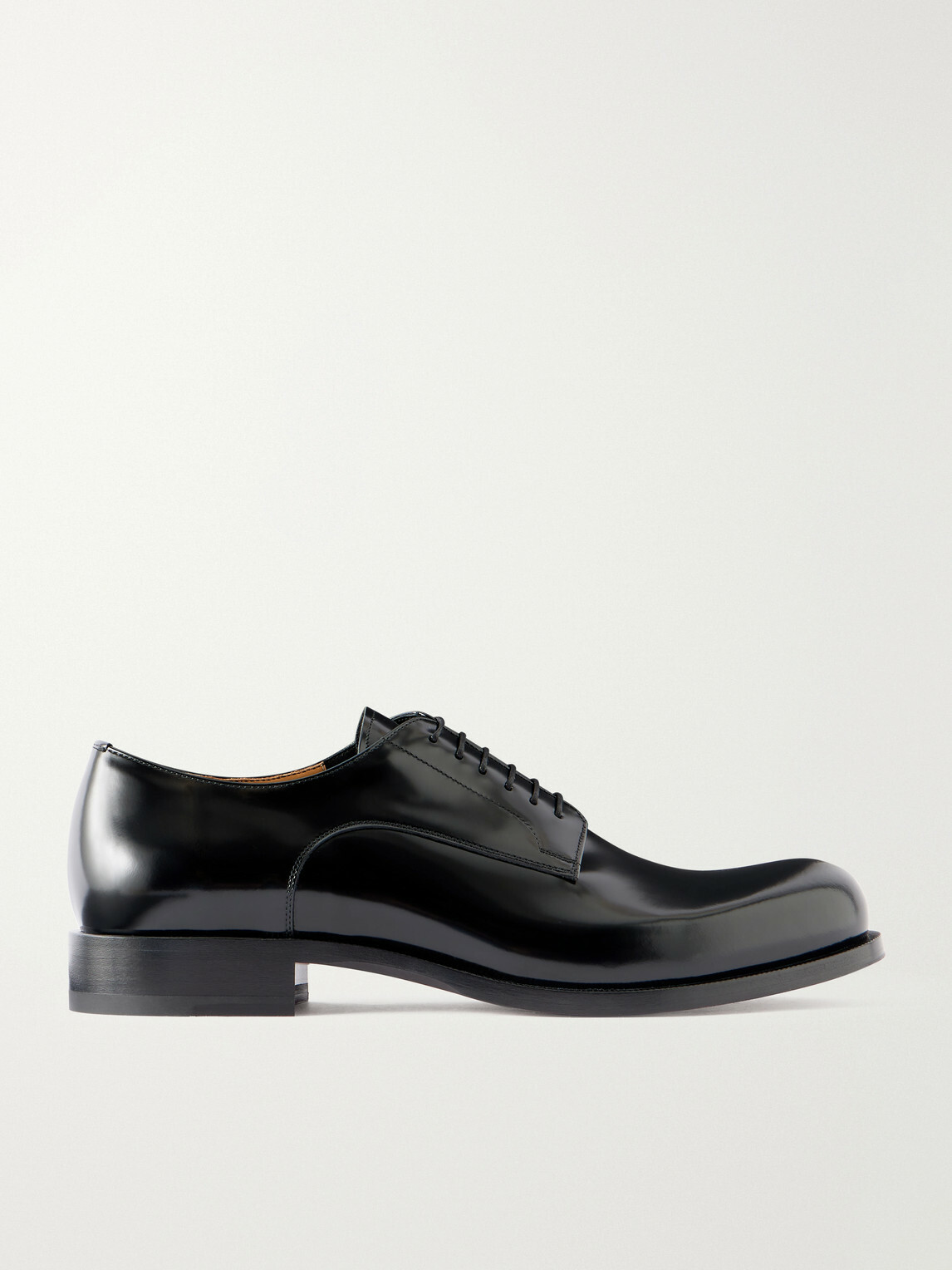 Christian Louboutin - Moustachou Leather Oxford Shoes - Black
