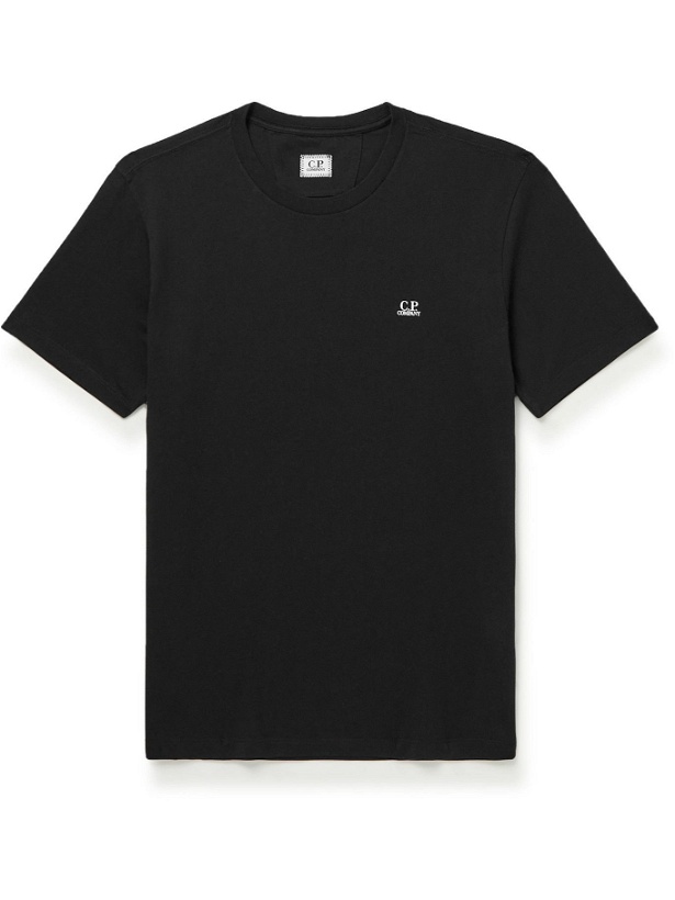 Photo: C.P. Company - Logo-Print Cotton-Jersey T-Shirt - Black