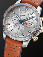 Chopard - Mille Miglia GTS Limited-Edition Automatic Chronograph 44mm Stainless Steel and Leather Watch, Ref. No. 168571-6004
