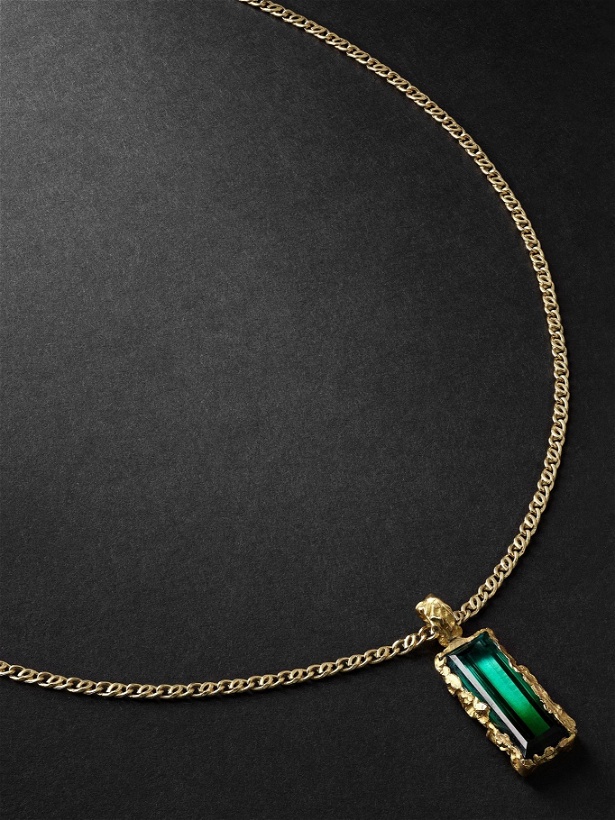 Photo: HEALERS FINE JEWELRY - Recycled Gold Tourmaline Necklace