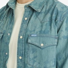 Paul Smith Men's x Lee Jacquard Denim Western Shirt in Green