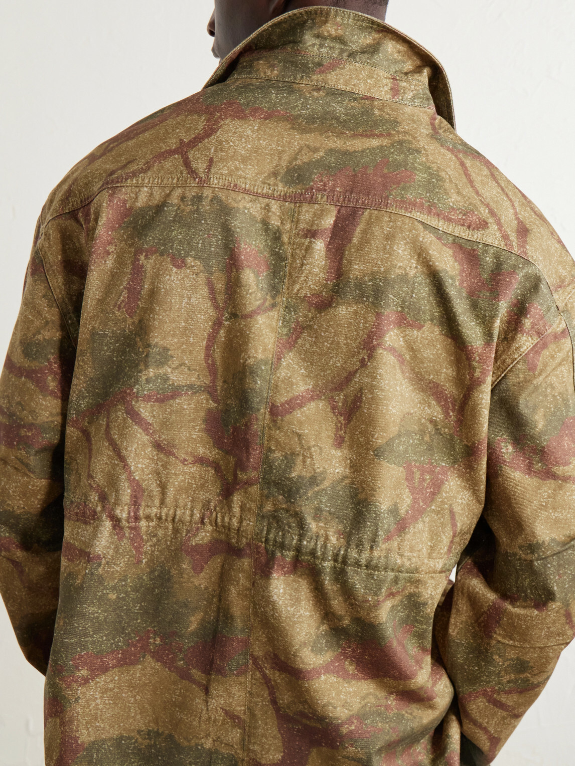 MANAAKI - Niha Camouflage-Print Denim Jacket - Green