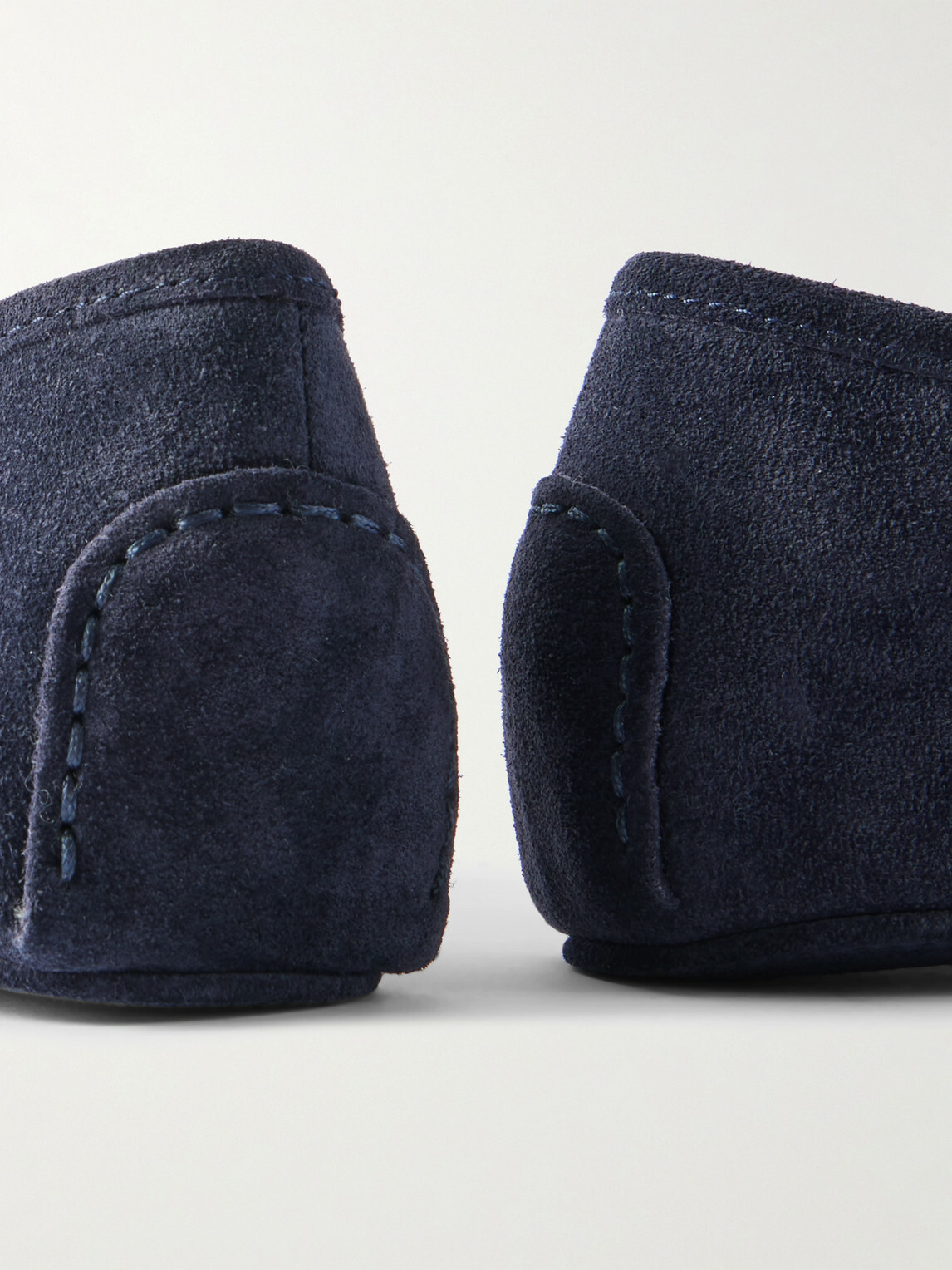 Thom Sweeney - Suede Slippers - Blue