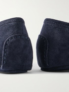 Thom Sweeney - Suede Slippers - Blue