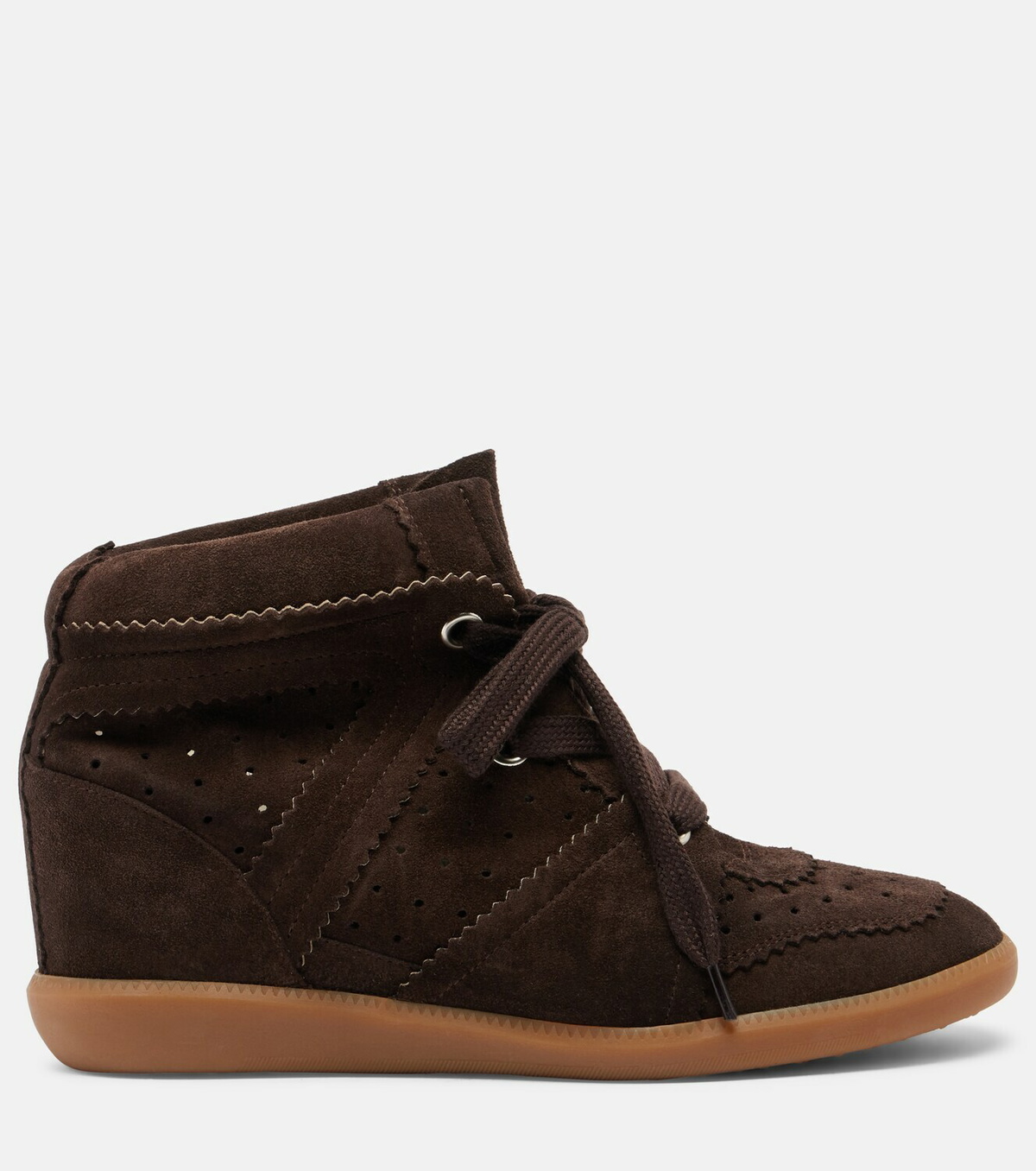 Isabel Marant Bobby suede wedge sneakers