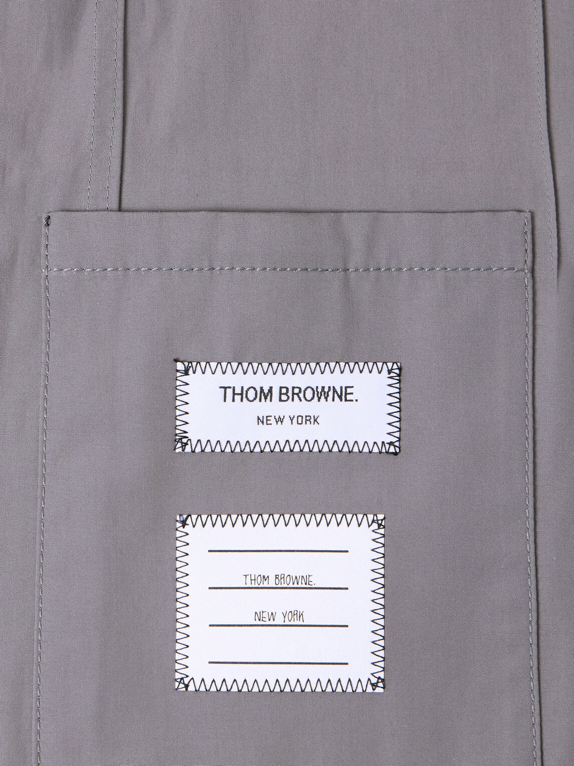 Thom Browne - Belted Cotton Blazer - Gray