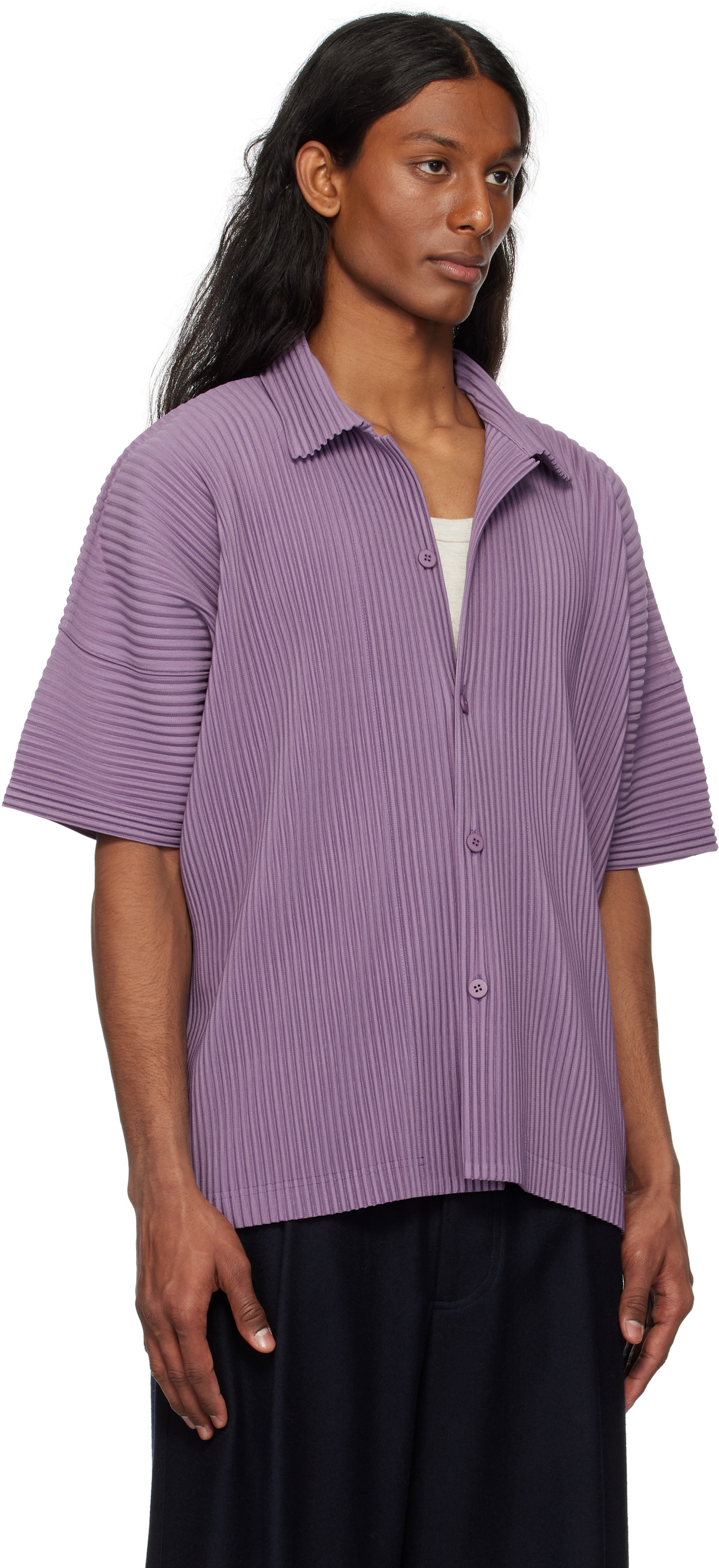 HOMME PLISSÉ ISSEY MIYAKE Purple Monthly Color April Shirt