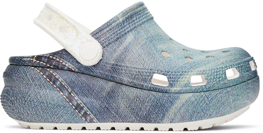 Crocs hot sale denim shoes