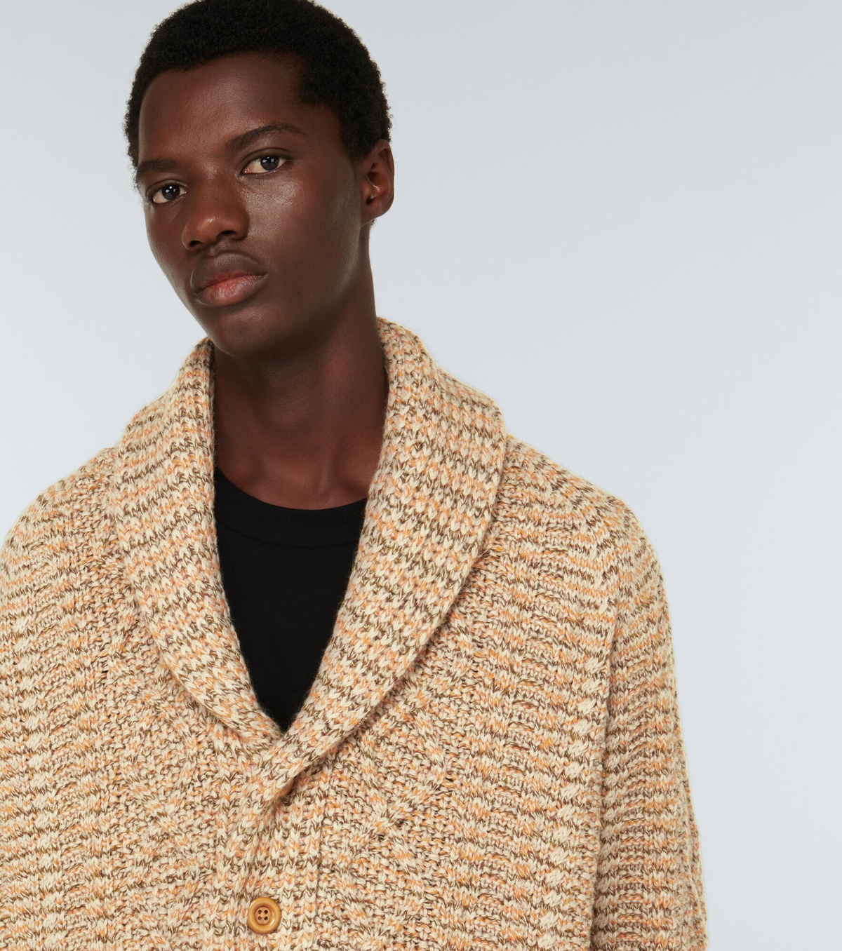 Snow Peak - Cable-knit cardigan Snow Peak
