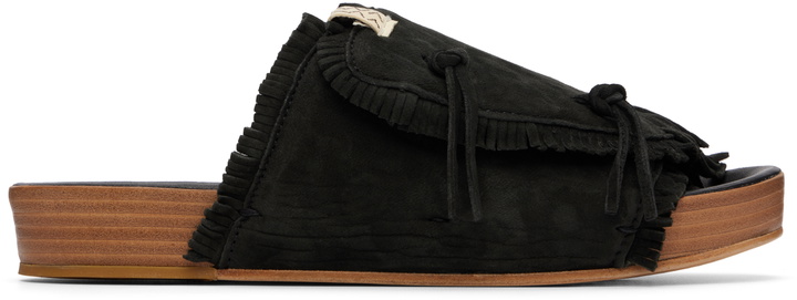 Photo: visvim Black Christo Shaman-Folk Sandals