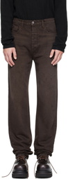 ALEXANDER DIGENOVA Brown Painter Jeans