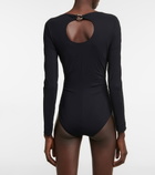 Burberry - Cutout stretch jersey bodysuit