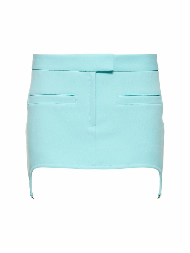 Photo: COURREGES Twill Suspender Mini Skirt