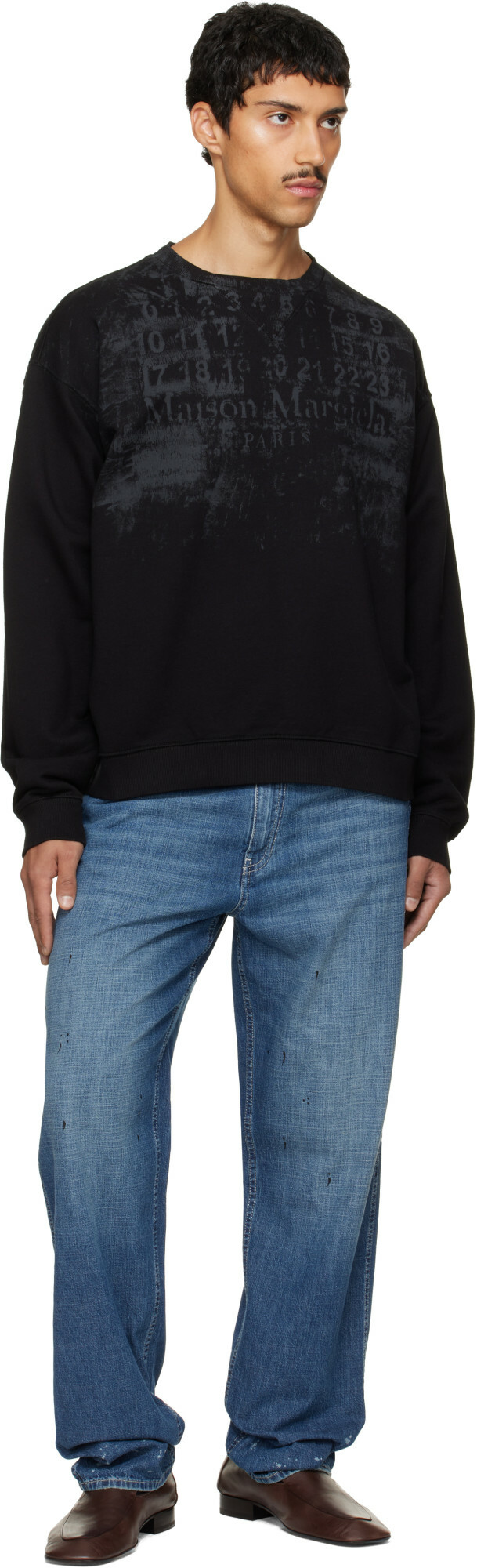 Maison Margiela Black Number Sweatshirt