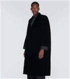 Saint Laurent Oversized satin coat