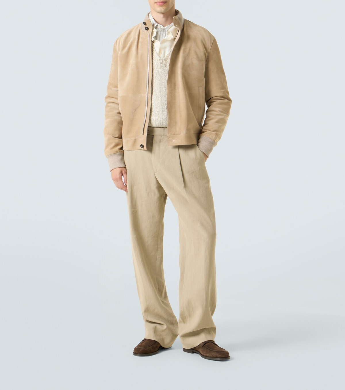 Zegna Suede loafers