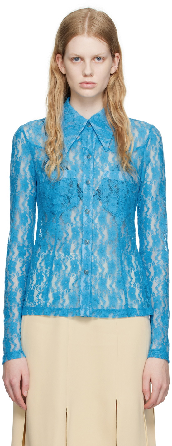 Maiden Name Blue Alaina Shirt