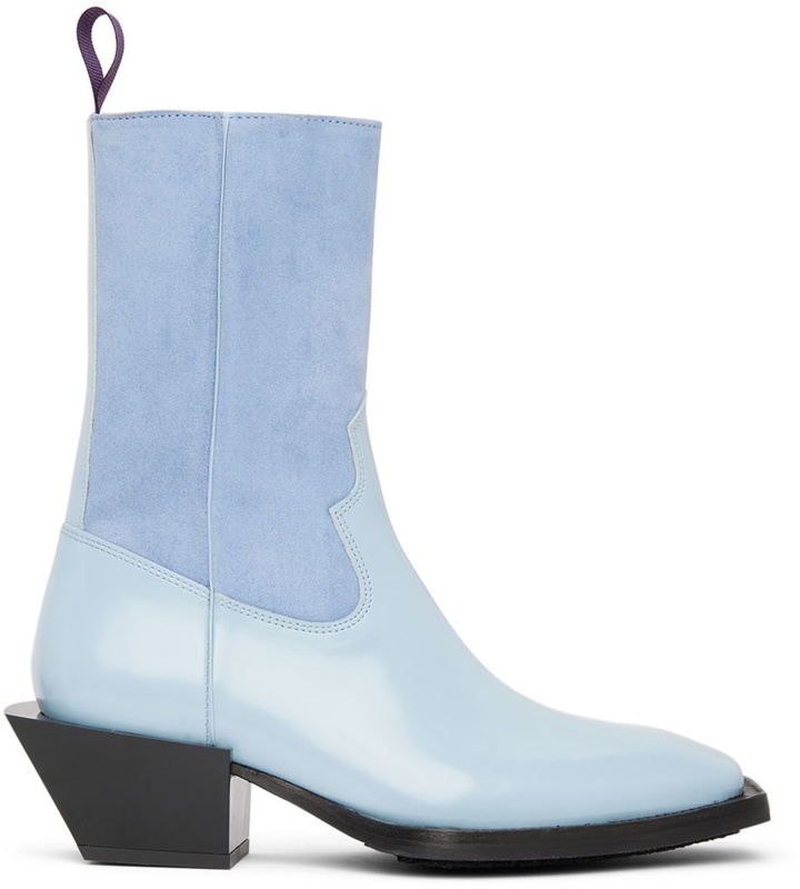 Photo: Eytys Blue Luciano Ankle Boots