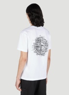 Stone Island - Logo Print T-Shirt in White
