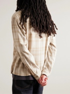John Elliott - Hemi Checked Cotton-Flannel Shirt - Neutrals
