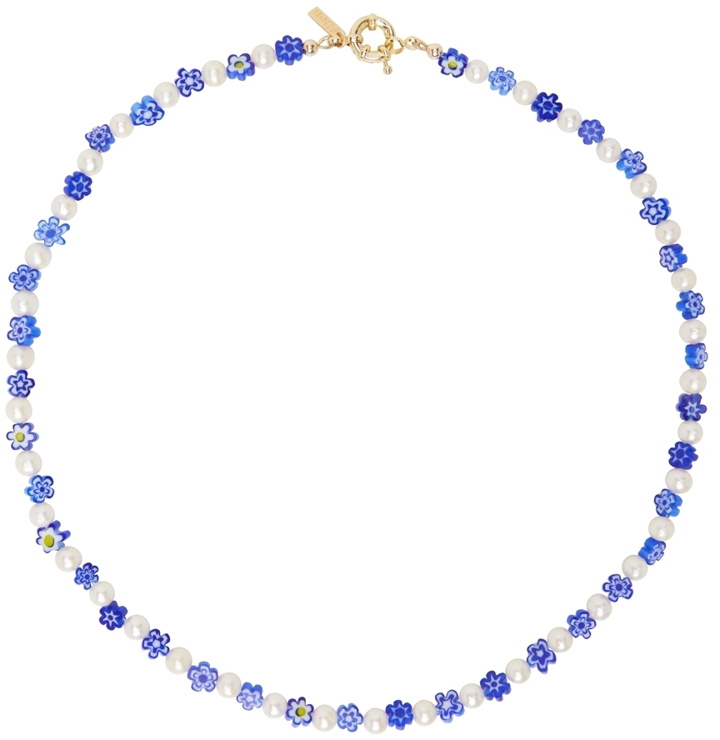 Photo: éliou Blue & White Pearl Corinna Necklace