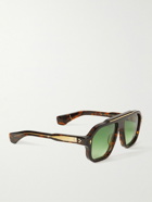 Jacques Marie Mage - Octavian Aviator-Style Tortoiseshell Acetate and Gold-Tone Sunglasses