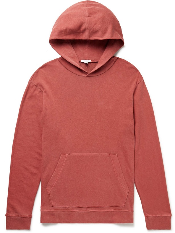 Photo: James Perse - Supima Cotton-Jersey Hoodie - Red