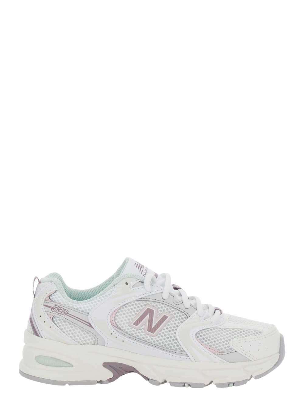 New Balance 530 White Sneaker With Mesh Design And Side Logo In Tech Fabric And Mesh Unisex
