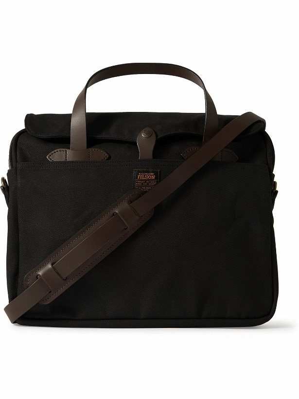 Photo: Filson - Twill and Leather Briefcase