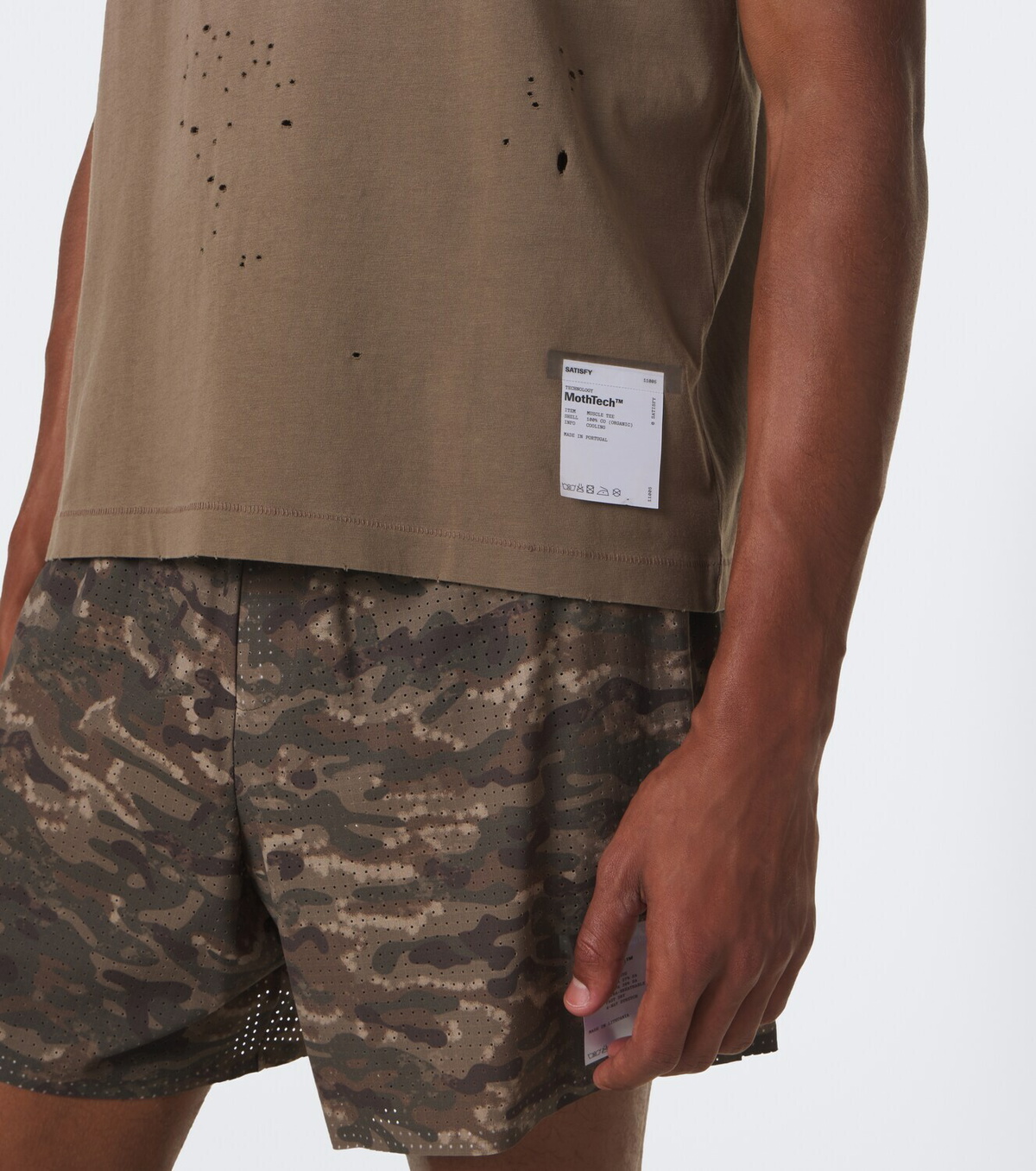 Satisfy MothTech™ printed cotton tank top