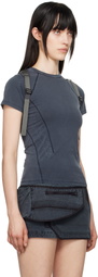HYEIN SEO Gray Dyed Backstrap T-shirt