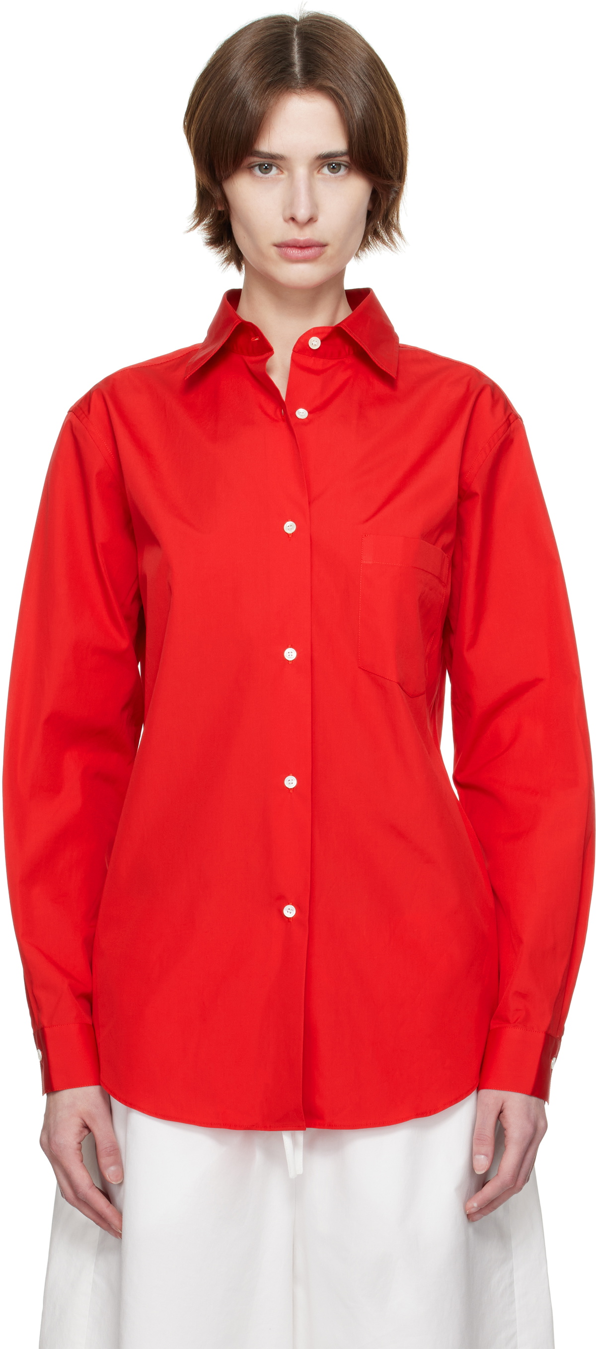 FLORE FLORE Red Zoë Shirt