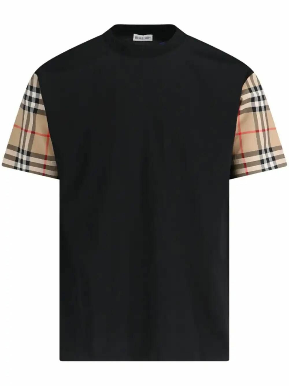 Burberry Black Flowers Carrick T-Shirt Burberry