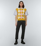 Marni - Argyle virgin wool vest