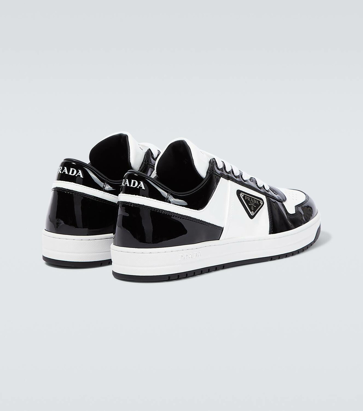 Prada Downtown leather low-top sneakers