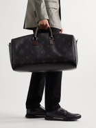 Berluti - Week Off Leather-Trimmed Monogrammed Coated-Canvas Holdall