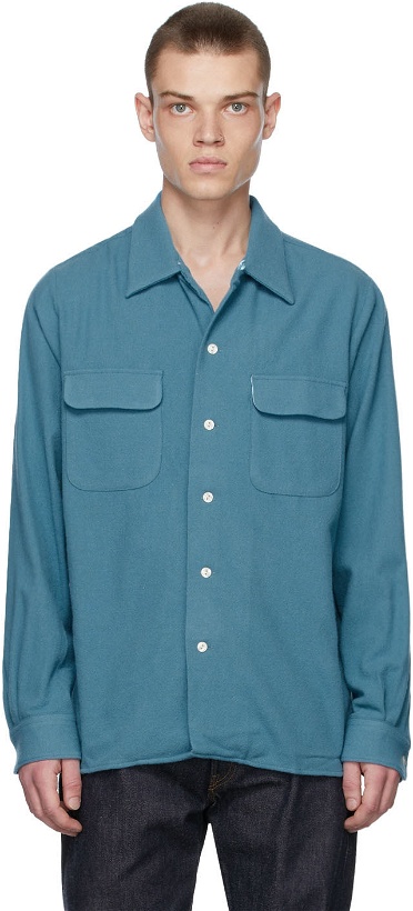 Photo: Levi's Vintage Clothing Blue Styled By Levi's Wool Shirt